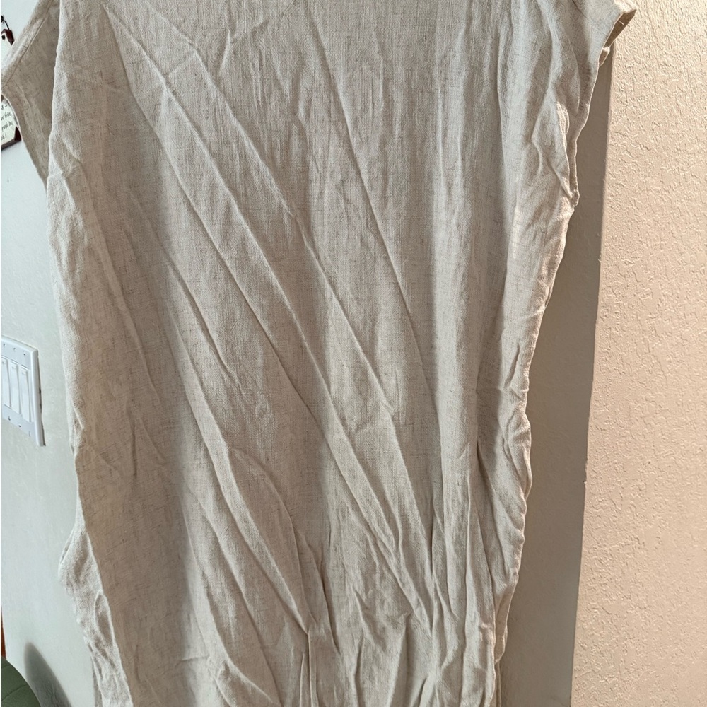 Elegant Cream Midi Dress